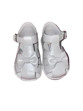 Andanines pre - walker sandal, Bambi nacarado blanco.