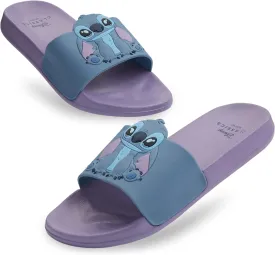 Disney Stitch Slides Girls Beach Shoes Pool Sandals Rubber Shoes Comfy Slides for Kids Summer Footwear Gifts for Girls