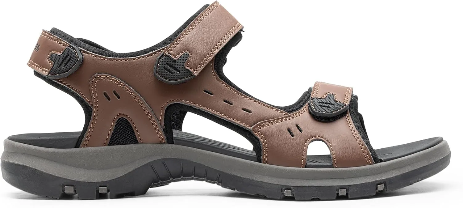 DREAM PAIRS Men??s Arch Support Hiking Sandals Sport Outdoor Athletic Comfortable Summer Beach Water Sandals