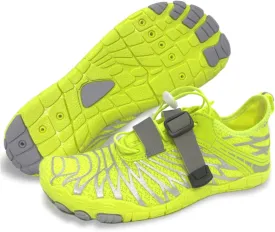 Hike Barefoot Shoes for Women Men with Wide Toe Box, Healthy & Non-Slip Breathable Barefoot Water Shoes Beach Pool Aqua Swim Surf Hiking Walking Shoes