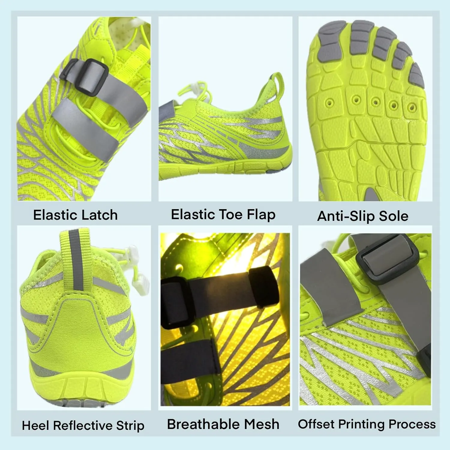 Hike Barefoot Shoes for Women Men with Wide Toe Box, Healthy & Non-Slip Breathable Barefoot Water Shoes Beach Pool Aqua Swim Surf Hiking Walking Shoes