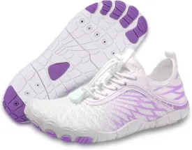 Hike Barefoot Shoes for Women Men with Wide Toe Box, Healthy & Non-Slip Breathable Barefoot Water Shoes Beach Pool Aqua Swim Surf Hiking Walking Shoes
