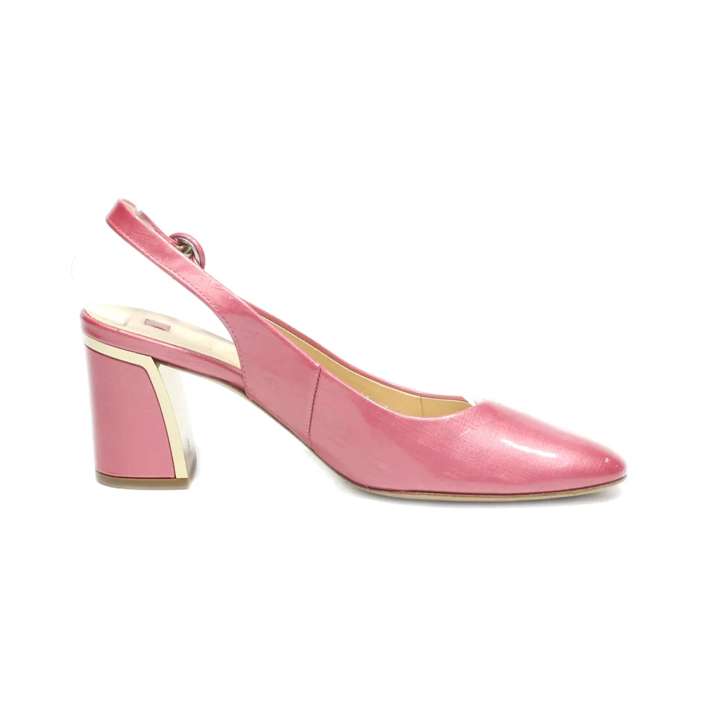Hogl High-Heel Shoes Leather Pink Colour For Women