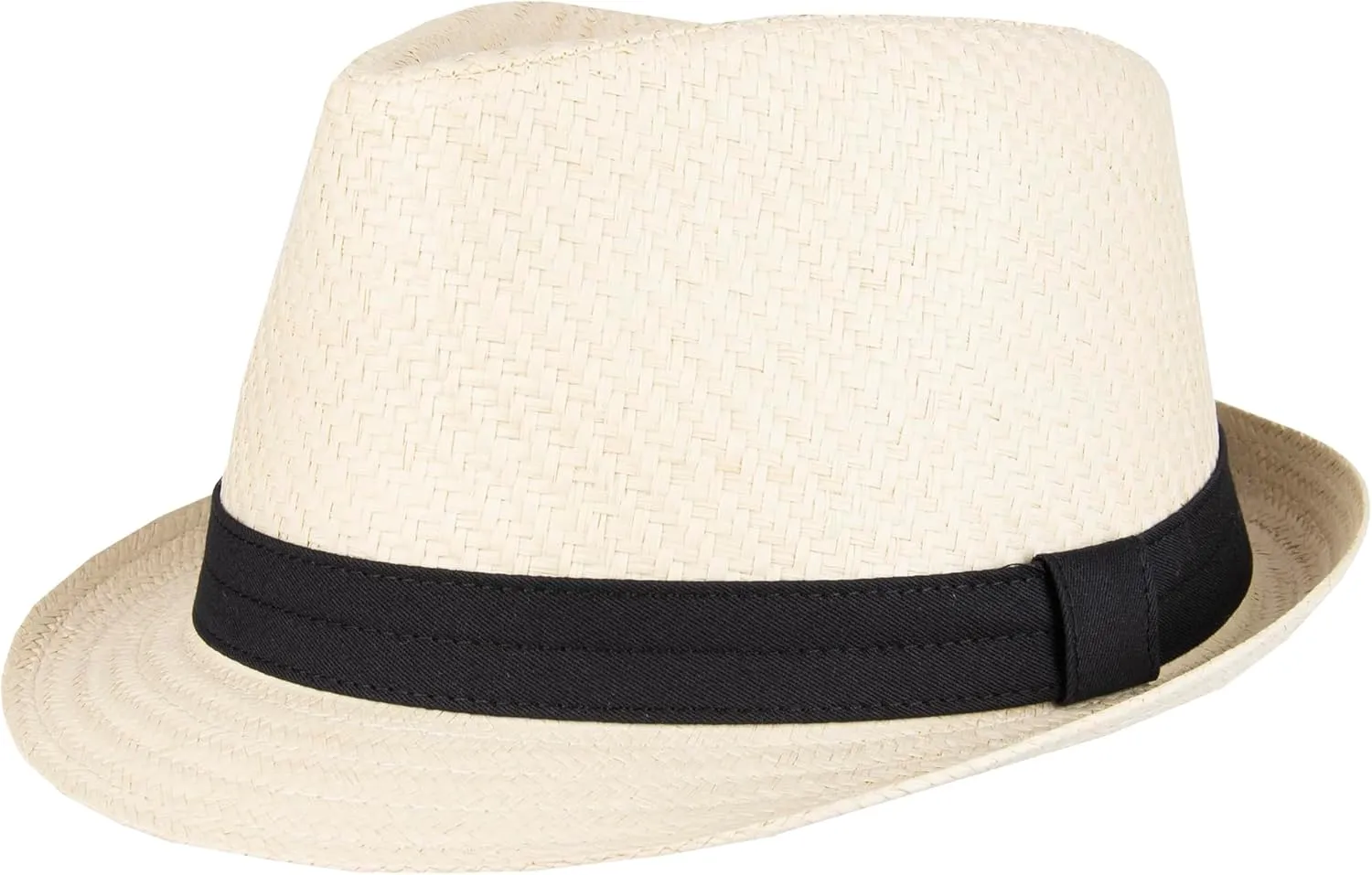 Levi's Men's Lightweight Straw Fedora Panama Hat