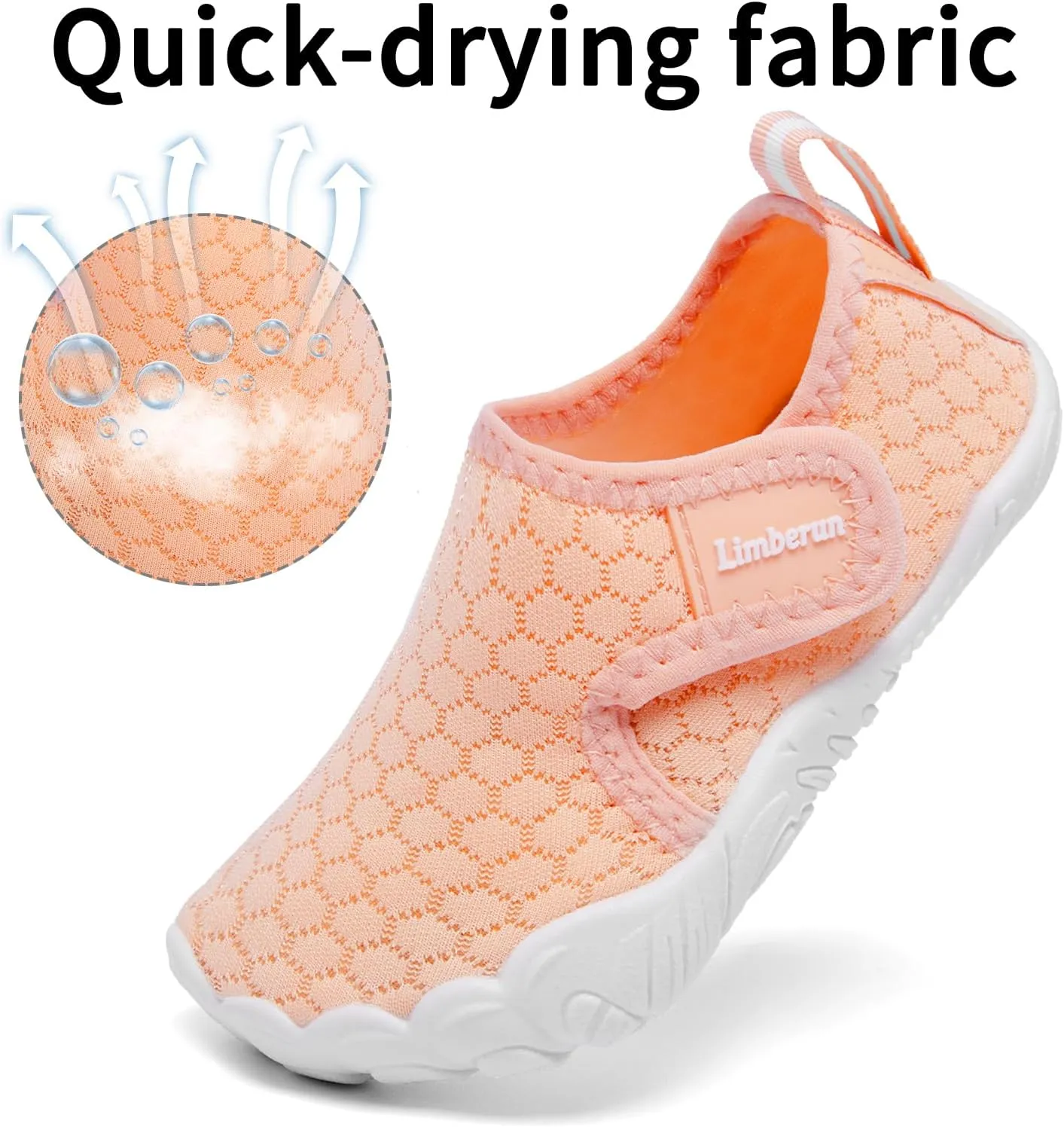Limberun Toddler Water Shoes for Girls Boys Toddler Swimming Beach Shoes