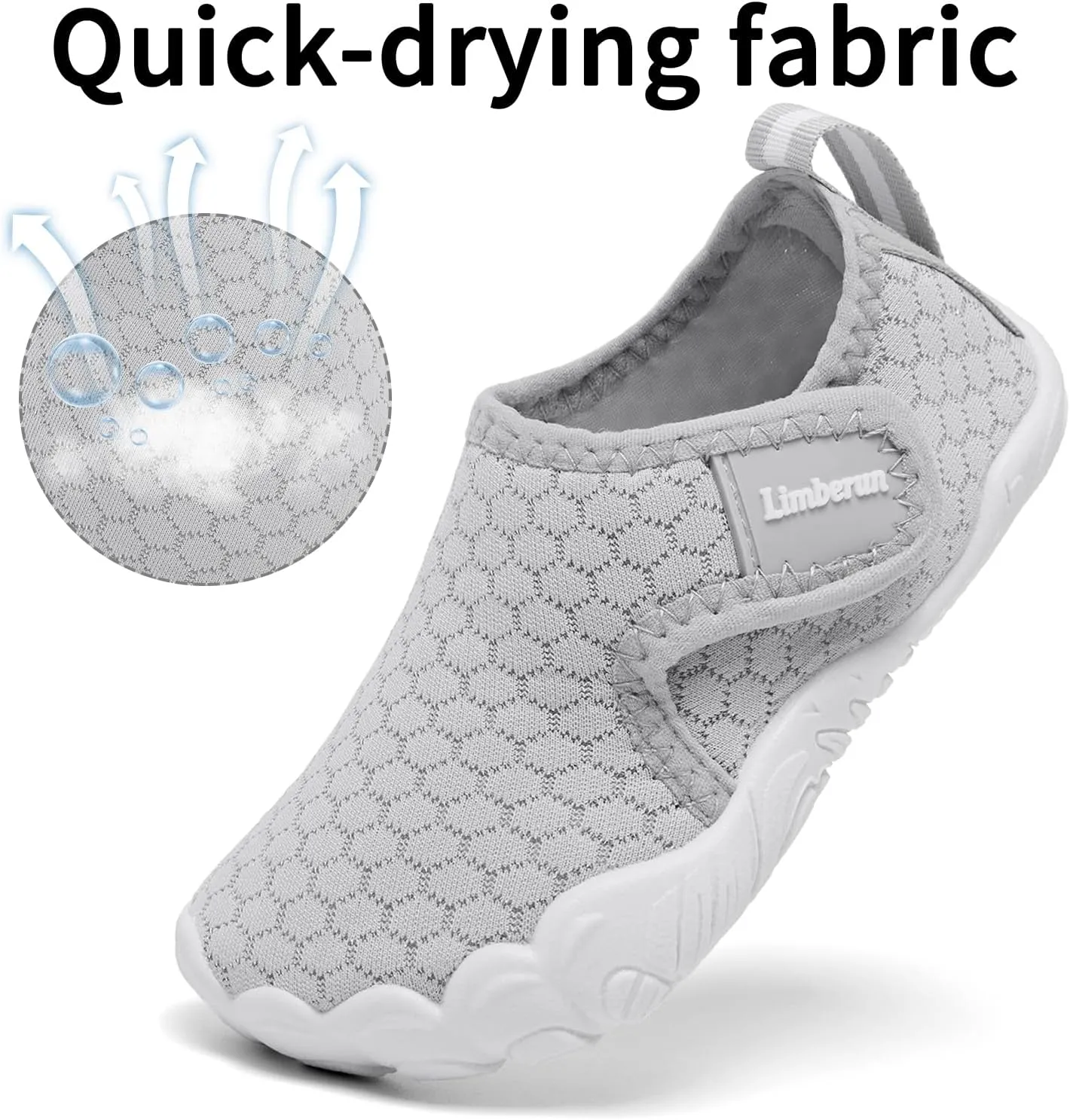 Limberun Toddler Water Shoes for Girls Boys Toddler Swimming Beach Shoes
