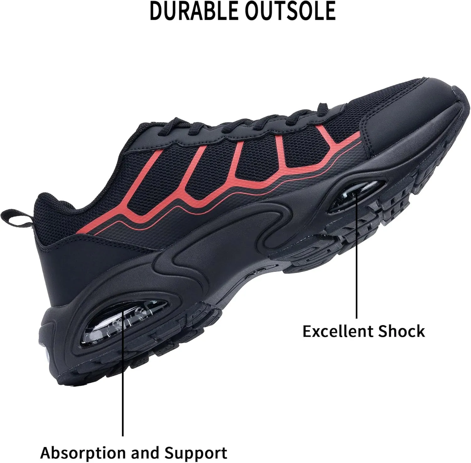 Mens Running Shoes Tennis Breathable Athletic Sneakers Lightweight Sport Fitness Workout Gym Jogging Walking Footwear US7-13