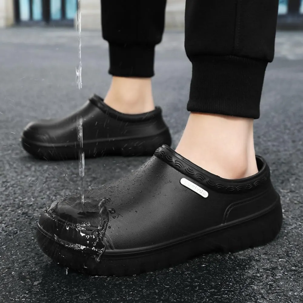 Non Slip Chef Shoes for Menfor Men with Removable Insole Lightweight Breathable Mens Food Service Chef Shoes for Kitchen, Chef, Restaurant