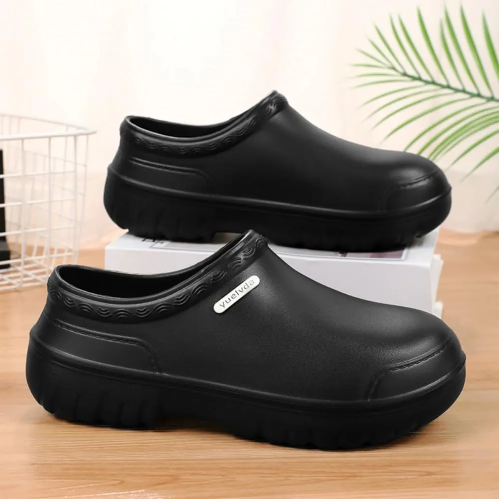 Non Slip Chef Shoes for Menfor Men with Removable Insole Lightweight Breathable Mens Food Service Chef Shoes for Kitchen, Chef, Restaurant