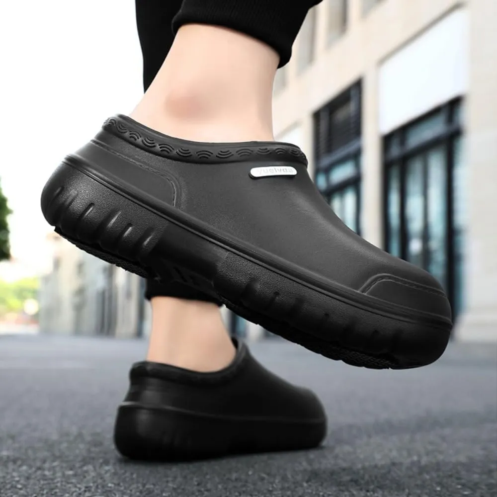 Non Slip Chef Shoes for Menfor Men with Removable Insole Lightweight Breathable Mens Food Service Chef Shoes for Kitchen, Chef, Restaurant