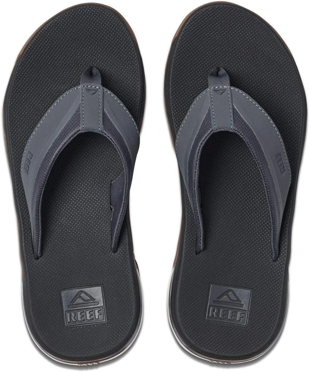 REEF Anchor Men's Beach Flip Flop, Water Friendly, Cushioning Heel Airbag