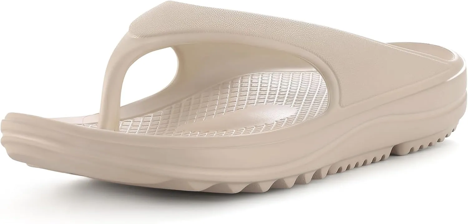 shevalues Orthopedic Sandals for Women Arch Support Recovery Flip Flops Pillow Soft Summer Beach Shoes
