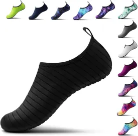 SIMARI Water Shoes for Women Men Swim Aqua Socks Beach Pool Essentials Barefoot Surf River Boat Kayak Sea Yoga Sand Exercise Sport Accessories Breathable Quick-Dry Adult Youth Kid Size SWS001