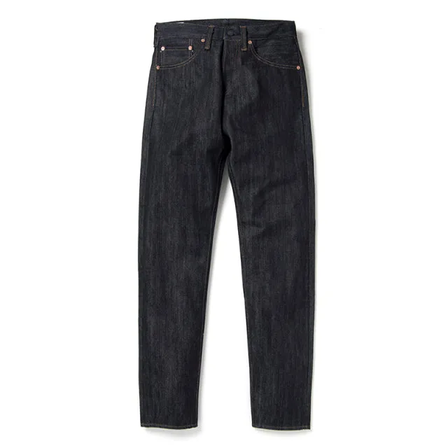 Suvin Gold Jeans - High Rise Tapered - One Wash